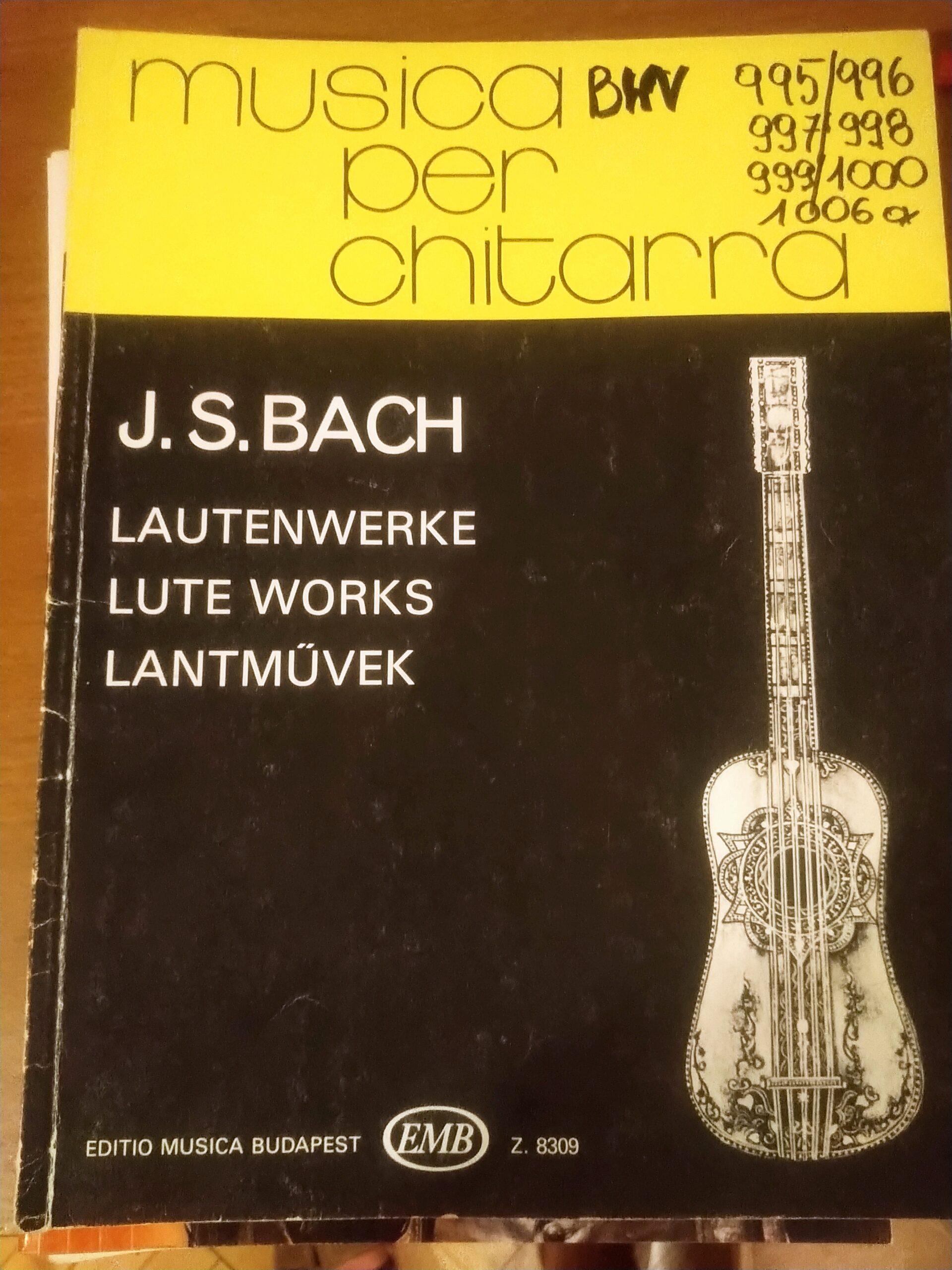 J.S.Bach -Complette  Suite Lutes transcr.Gergely Sarkozy