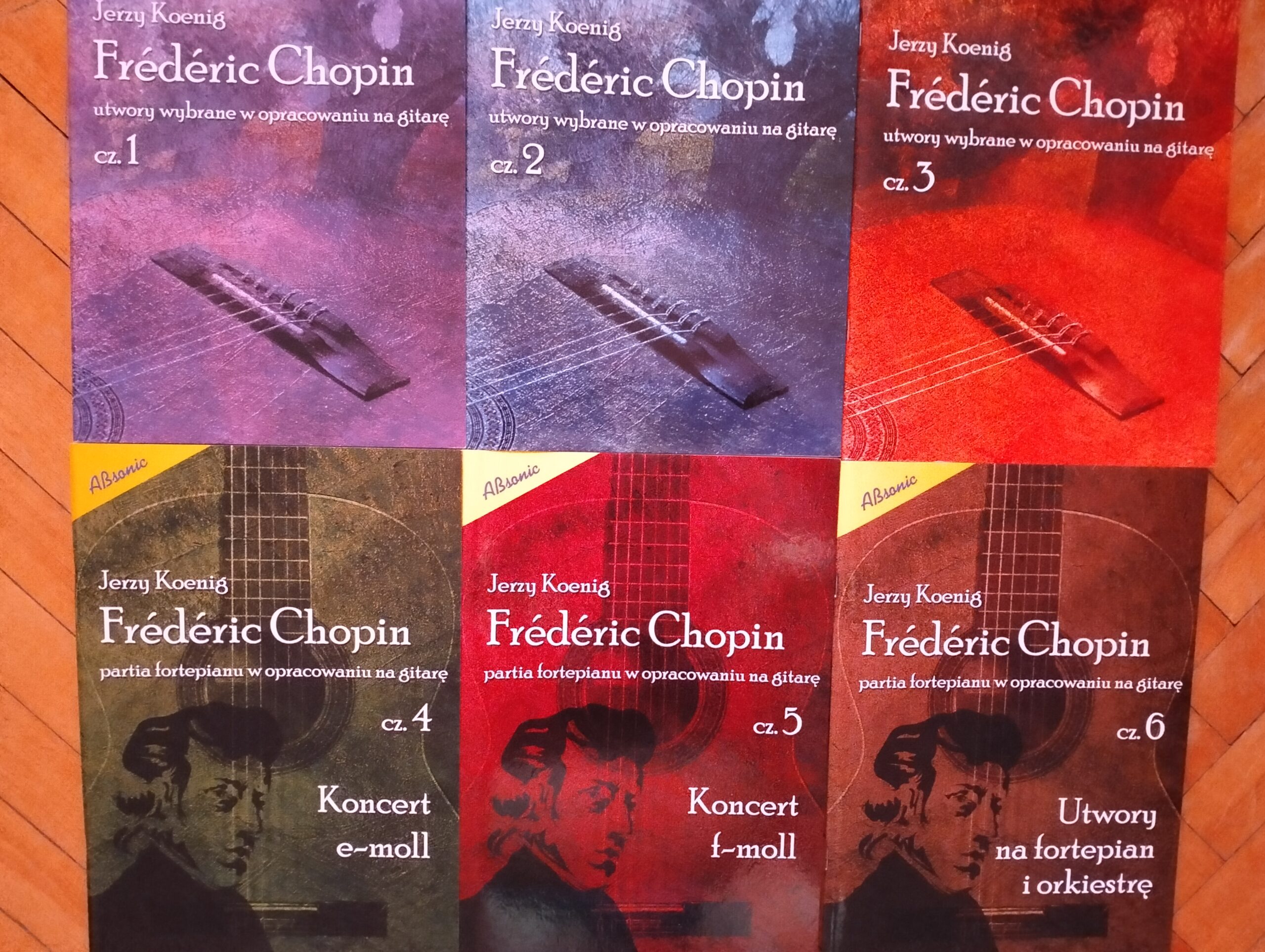 Jerzy Koenig - Fryderyk Chopin, komplet 6 części wydawnictwa ABSONIC